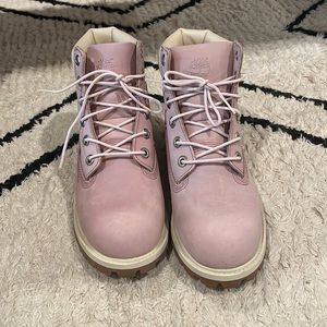 Baby Pink Timberlands